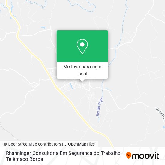 Rhanninger Consultoria Em Seguranca do Trabalho mapa