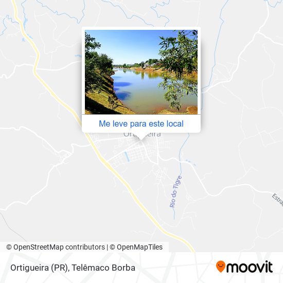 Ortigueira (PR) mapa