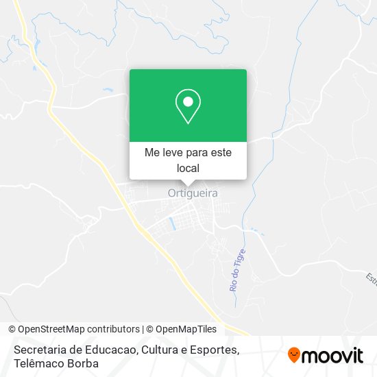 Secretaria de Educacao, Cultura e Esportes mapa