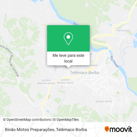 Binão Motos Preparações mapa