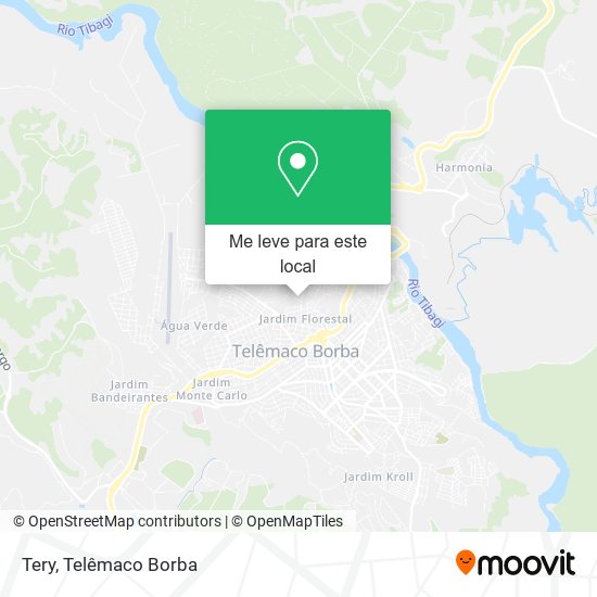 Tery mapa
