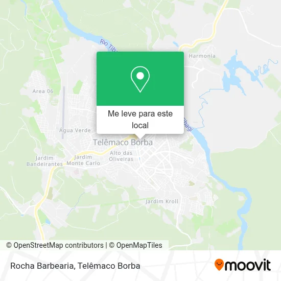 Rocha Barbearia mapa