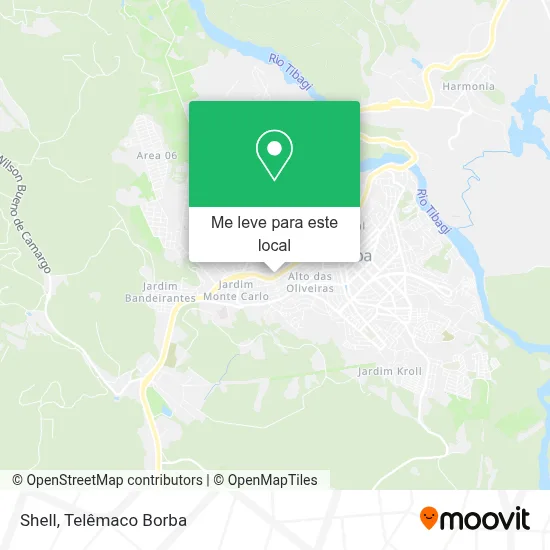 Shell mapa
