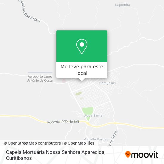 Capela Mortuária  Nossa Senhora Aparecida mapa
