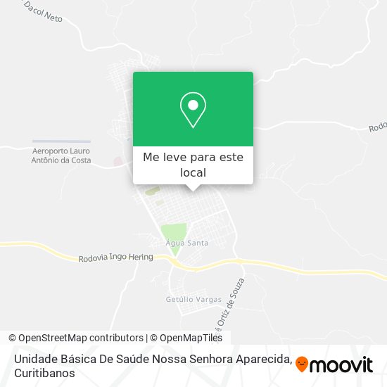 Unidade Básica De Saúde Nossa Senhora Aparecida mapa