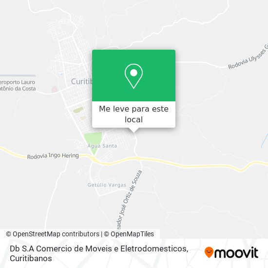 Db S.A Comercio de Moveis e Eletrodomesticos mapa