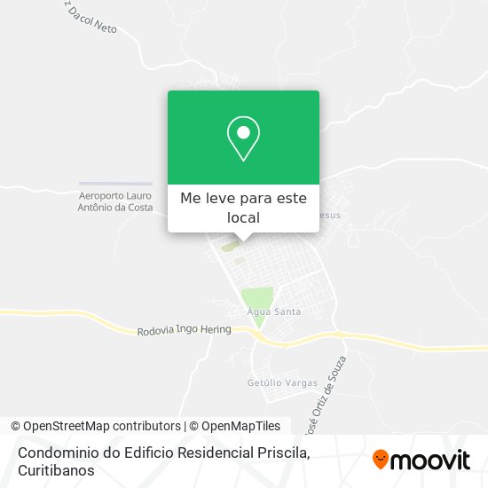 Condominio do Edificio Residencial Priscila mapa