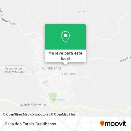 Casa dos Farois mapa