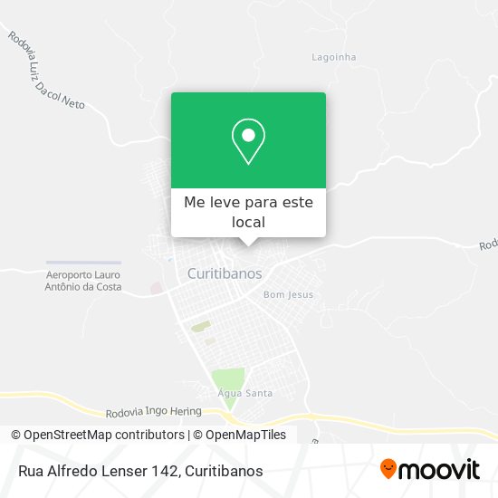 Rua Alfredo Lenser 142 mapa