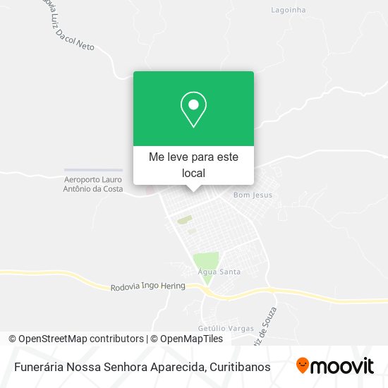 Funerária Nossa Senhora Aparecida mapa