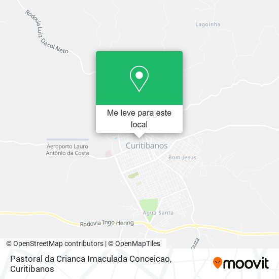 Pastoral da Crianca Imaculada Conceicao mapa