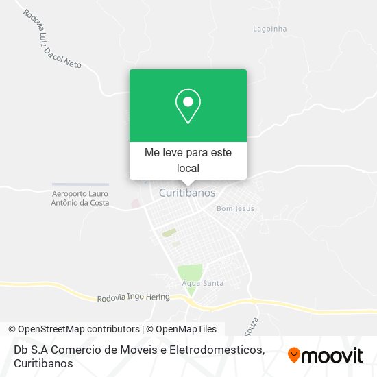 Db S.A Comercio de Moveis e Eletrodomesticos mapa