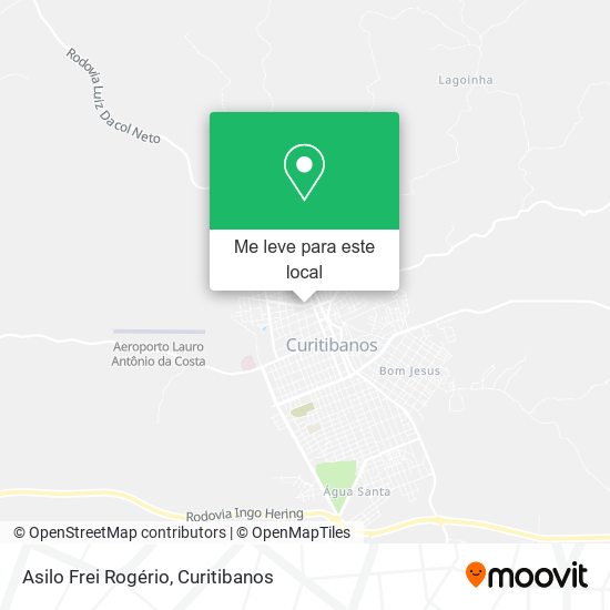 Asilo Frei Rogério mapa