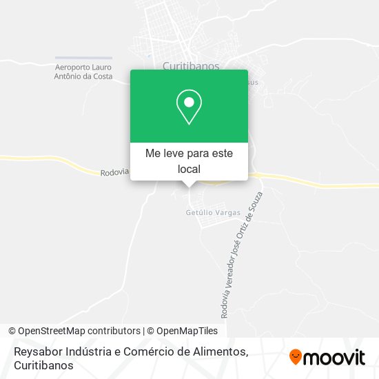 Reysabor Indústria e Comércio de Alimentos mapa