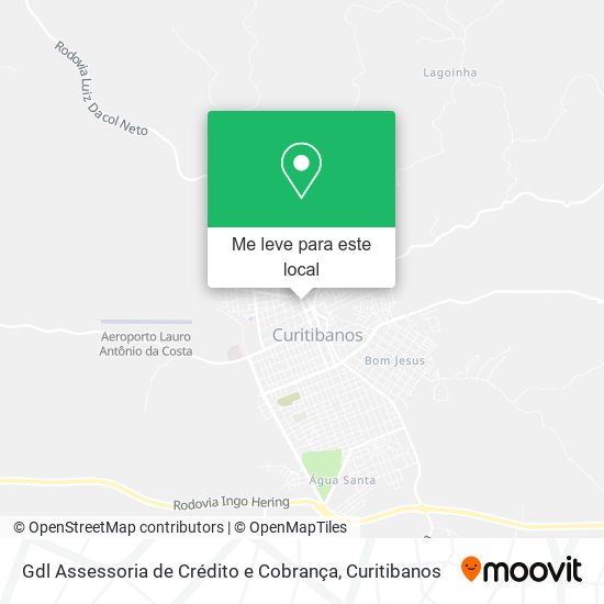 Gdl Assessoria de Crédito e Cobrança mapa