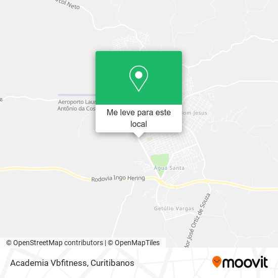 Academia Vbfitness mapa
