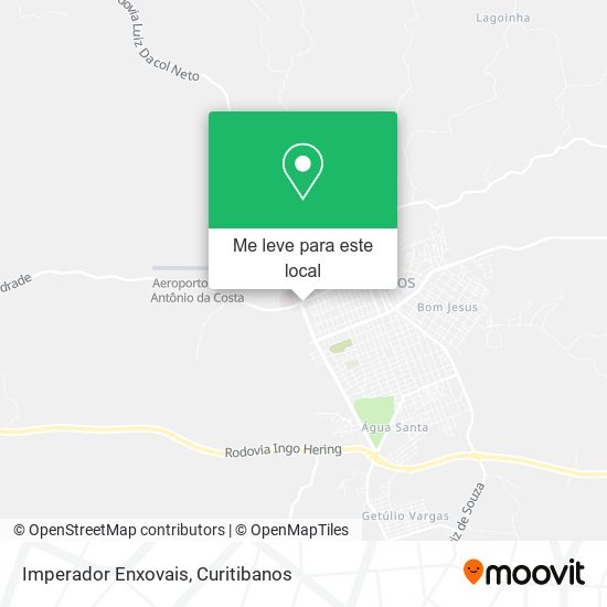 Imperador Enxovais mapa