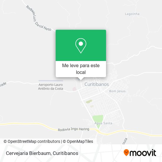 Cervejaria Bierbaum mapa