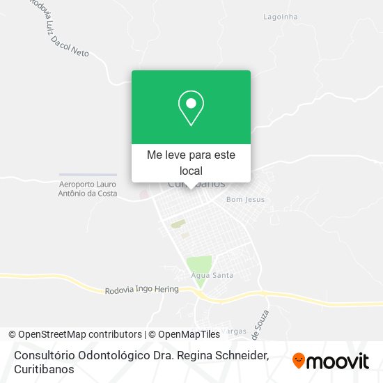 Consultório Odontológico Dra. Regina Schneider mapa