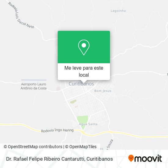 Dr. Rafael Felipe Ribeiro Cantarutti mapa
