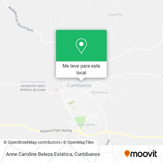 Anne Caroline Beleza Estética mapa