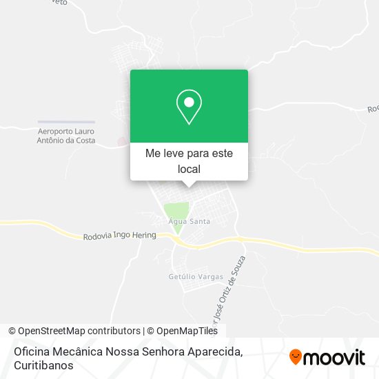 Oficina Mecânica Nossa Senhora Aparecida mapa