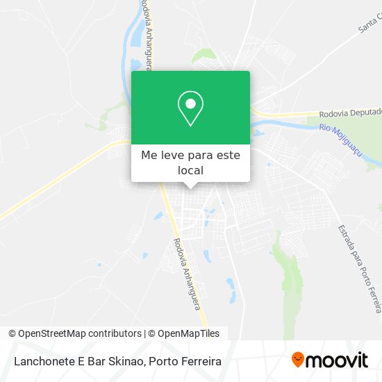 Lanchonete E Bar Skinao mapa