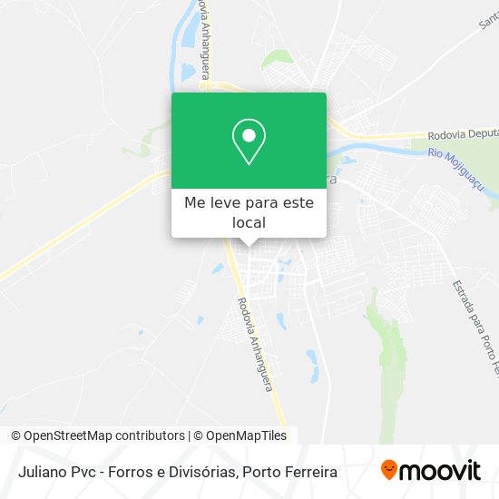 Juliano Pvc - Forros e Divisórias mapa