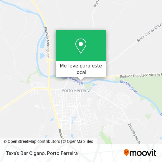 Texa's Bar Cigano mapa