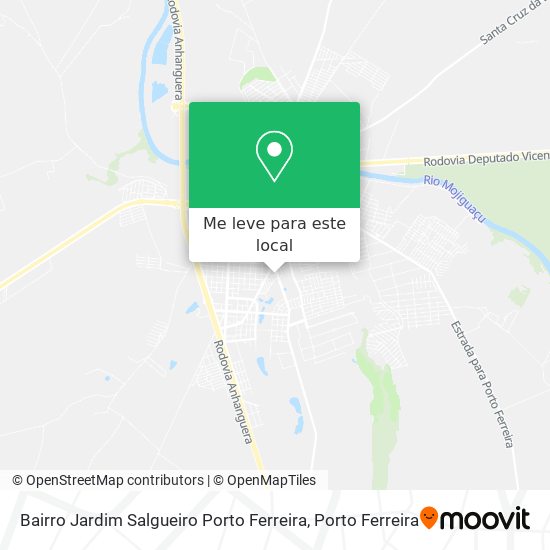 Bairro Jardim Salgueiro Porto Ferreira mapa