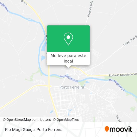 Rio Mogi Guaçu mapa