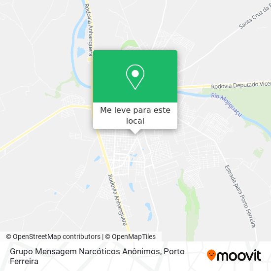 Grupo Mensagem Narcóticos Anônimos mapa