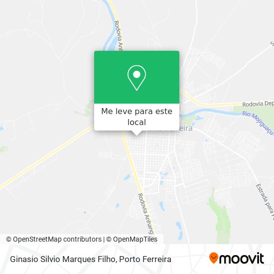Ginasio Silvio Marques Filho mapa