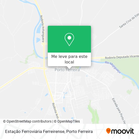 Estação Ferroviária Ferreirense mapa