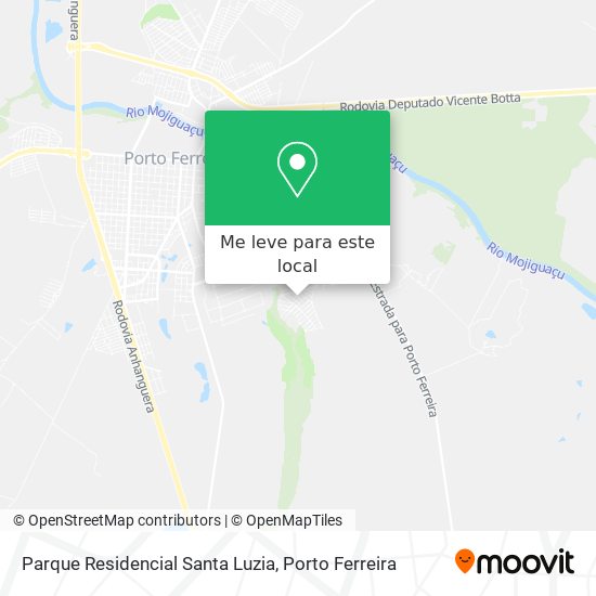 Parque Residencial Santa Luzia mapa