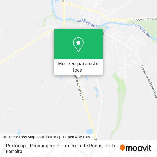 Portocap - Recapagem e Comercio de Pneus mapa