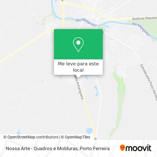 Nossa Arte - Quadros e Molduras mapa