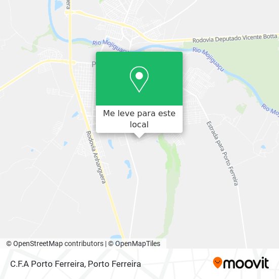 C.F.A Porto Ferreira mapa