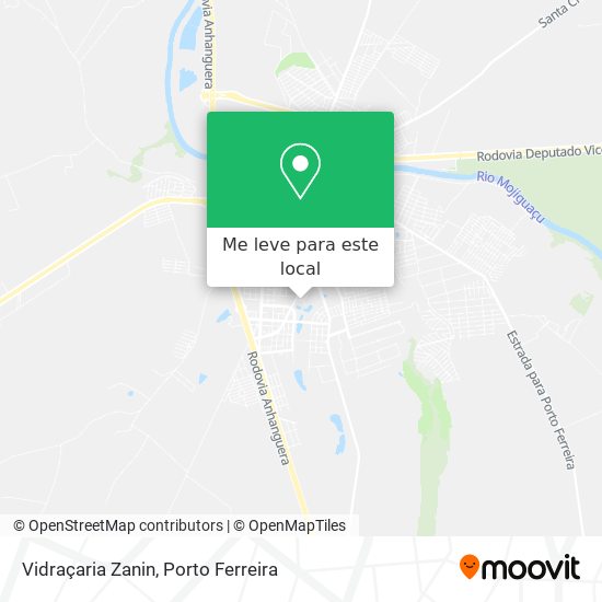 Vidraçaria Zanin mapa