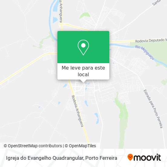 Igreja do Evangelho Quadrangular mapa