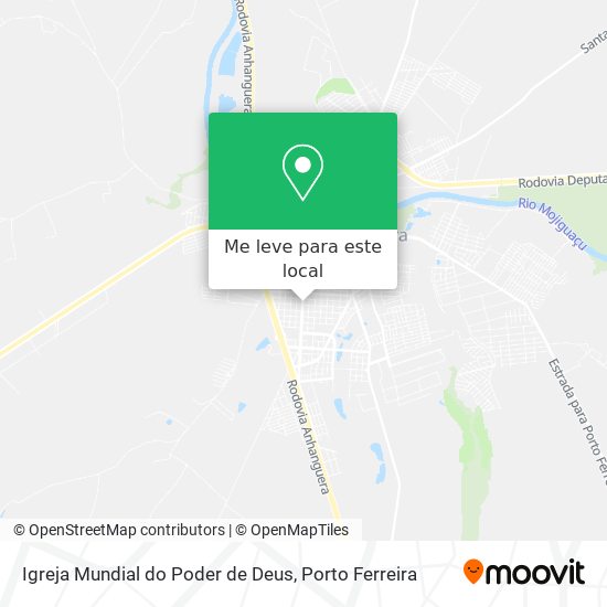 Igreja Mundial do Poder de Deus mapa