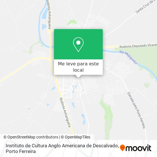 Instituto de Cultura Anglo Americana de Descalvado mapa