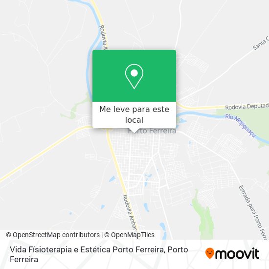 Vida Físioterapia e Estética Porto Ferreira mapa