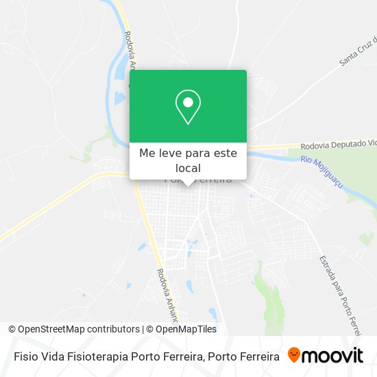 Fisio Vida Fisioterapia Porto Ferreira mapa