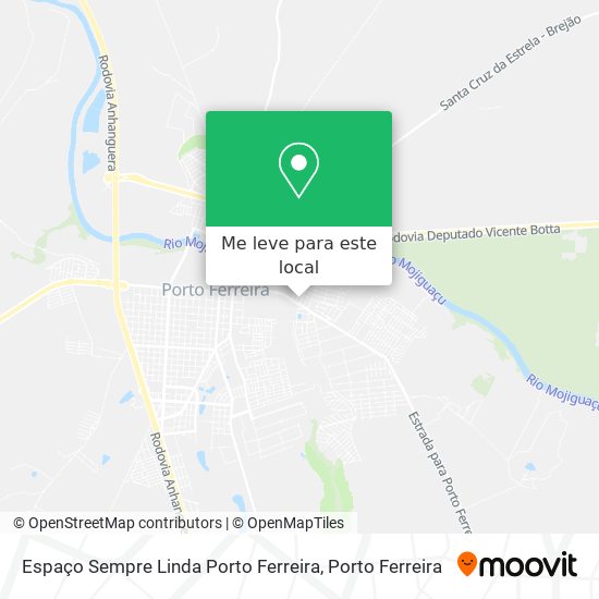 Espaço Sempre Linda Porto Ferreira mapa