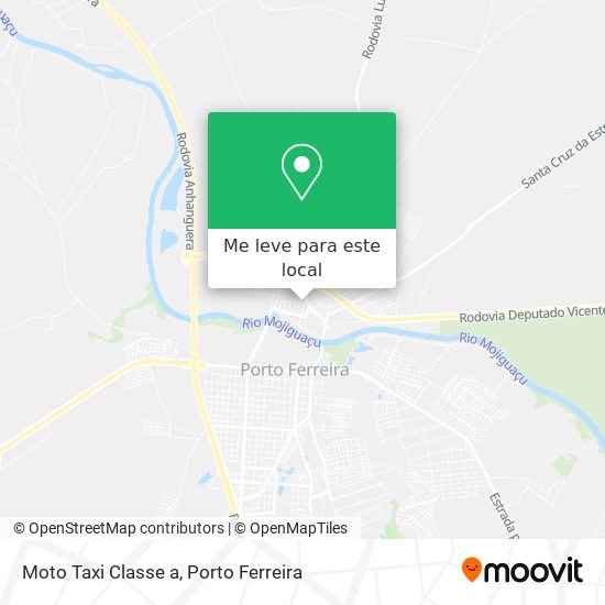 Moto Taxi Classe a mapa