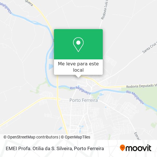 EMEI Profa. Otilia da S. Silveira mapa