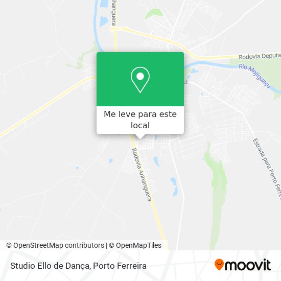 Studio Ello de Dança mapa