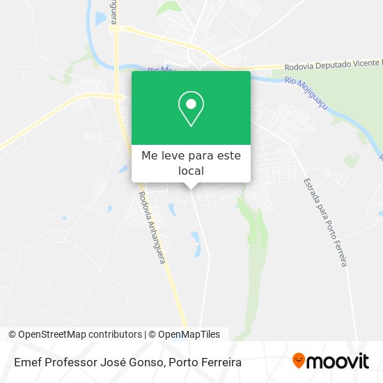 Emef Professor José Gonso mapa
