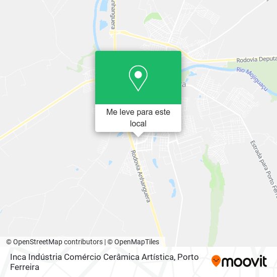 Inca Indústria Comércio Cerâmica Artística mapa